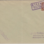 DR - Altlaub Kreis Lissa (Posen) Landpost-Ra2 Drucksache n. München ca. 1940