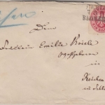 Preussen - 1 Sgr. Adler Ganzsache + Zusatz Bahnpost-L3 Berlin Bromberg 7/9