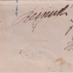 Preussen - Woldenberg 25/1 Ra2 Paketbegleitbrief (2 Pakete) n. Berlin 1855
