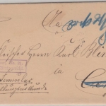 DR - Konitz 1897 Zustellurkunde Frei d. Ablösung No.21 n. Czersk - Retourvermerk