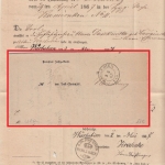 NDP - Warlubien 3.5.67 K2 Insinuationsdokument n. Neuenburg - mit Inhalt