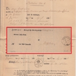 Preussen - Dirschau 21.4.66 K2 Insinuationsdokument - mit Inhalt v. Bobau