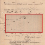 Preussen - Czerwinsk 24.5.66 Ra2 Insinuationsdokument n. Marienwerder mit Inhalt