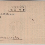 Preussen - Czerwinsk 24.5.66 Ra2 Insinuationsdokument n. Marienwerder mit Inhalt