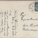 DR - Bahnpost Berlin Marienburg Zug 4 Postkarte n. Berlin 1934
