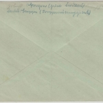 DR - Gruppe (Wpr.) 15.1.40 Aushilfsstpl. + Dat-L1 Drucksache n. München