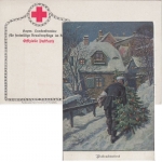 Bayern Bayer. Landeskomitee f. freiw. Krankenpflege farb. Künstlerkarte ca. 1915