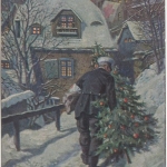 Bayern Bayer. Landeskomitee f. freiw. Krankenpflege farb. Künstlerkarte ca. 1915