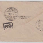 Indien - Inlandsbrief Calcutta - Shiraz 1942 - Zensurverschluss