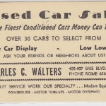 USA - 2 C. Ganzsache priv. Zudruck "Used Car Sale" Rome - Sorena 1957