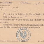DR-Infla - 3x3 M. + 2x50 Pfg. Ziffer Dienst Ortspostkarte Cottbus 1923