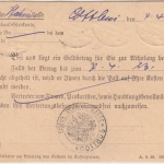 DR-Infla - 6x3+2 M. Ziffer Dienst Ortspostkarte Cottbus 1923