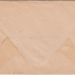 DR-Infla - 50 Pfg. Ziffer 4er-Block Dienstbrief Weimar München 1922 Wendekuvert