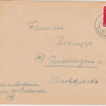 DR - Wain ü. Laupheim 1944 Poststelle I Brief n. Riedlingen