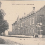 LP Belgien - Bahnpost Lüttich Tergnier Z. 306 Feldpostkarte n. Berlin 1915