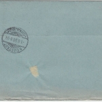DR - 10 Pfg. K/A senkr. 3er-Streifen Zustellurkunde Lenzkirch - Neustadt 1899