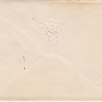 DR/Dänemark - 3 Pfg. Drucksache (Verlobungsanzeige) Schwenstrup - Rendsburg 1883