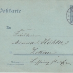 DR - 2 Pfg. Germania Ganzsache m. Privatfoto Ortskarte Zittau 1903