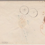 Preussen - Bocholt 4/1 Ra2 Brief n. HOLLAND (Amsterdam) ohne Inhalt ca. 1855/60