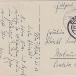 DR - Plön 1941 Feldpostkarte Briefstpl. I. U-Ausbildungsabteilung n. Dortmund