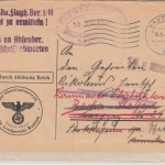 DR - Dienstpoststelle Apeldoorn 1943 Brief n. Bautzen Weiterleitung Leipzig RR!
