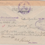 DR - Dienstpoststelle Apeldoorn 1943 Brief n. Bautzen Weiterleitung Leipzig RR!