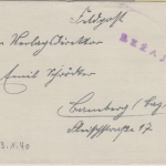 DR - Lezajsk 1940 Aushilfsstempel Feldpostbrief Fp.Nr.12416 - Bamberg