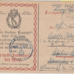 DR - Gnesen 2 27.8.42 illustr. Feldpostkarte n. Salzburg Weiterleitung Wünsdorf
