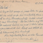 DR - Gnesen 2 27.8.42 illustr. Feldpostkarte n. Salzburg Weiterleitung Wünsdorf