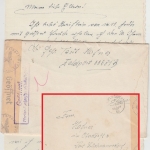 DR - Marine-Feldpostprüfstelle Rostock Zensur Feldpostbrief FpNr. 00681B 6.12.42