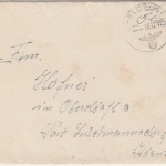 DR - Marine-Feldpostprüfstelle Rostock Zensur Feldpostbrief FpNr. 00681B 6.12.42