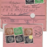 DR - Postanweisung Oberlungwitz an Feldpostnummer M095555 "Atlas" 17.10.44
