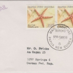 Papua New Guinea PNG - 2x35 T. T. Seesterne Brief Mail Exchange Boroko 5.5.1988