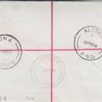 Papua New Guinea PNG - 2x40+60 T. Postdienst Einschreibebrief Dogura 25.2.1986