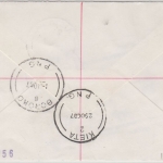 Papua New Guinea PNG - 2 K. Segelschiff Einschreibebrief Kieta 29.10.1987