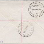 Papua New Guinea PNG - 2 K. Segelschiff Einschreibebrief Igam Barracks 3.9.1988