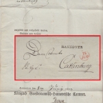 Hannover - Dienstbrief d. Kgl. Großbritannisch-Hannoverschen Cammer 1815 n.