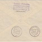 DDR - Lufthansa (West) Erstflug Jamburg Montevideo Zuleitungspost 1957