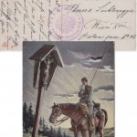 Österreich - K.K.Feldpostamt 340 Heeresbahn Verkehrs-Abt. Feldpostkarte 1916
