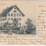 Baden-Württemberg - Wilhelmsdorf Töchter-Institut sw-Ansichtskarte gelaufen 1901