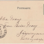 Baden-Württemberg - Wilhelmsdorf Töchter-Institut sw-Ansichtskarte gelaufen 1901