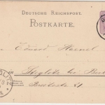 DR - Grund 3.8.89 kleiner K1 5 Pfg. Ganzsache n. Steglitz