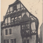 Sachsen-Anhalt - Magdeburg Altes Haus Kreuzgangstraße sw-AK gelaufen 1922