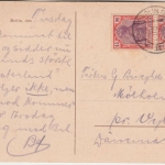 DR 2x 1 1/4 M. Germana Postkarte n. DÄNEMARK Berlin 1922 AK Kaffeehaus Vaterland