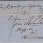 Preussen - Diersdorf 15/11 Ra2 Expressbrief n. Neuwied (?) 1863