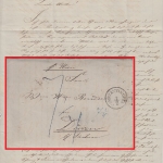 Österr. Levante/Preussen - Constantinopel 1/2 K1 Brief n. Düren 1855