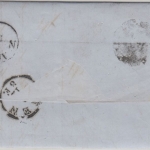 Österr. Levante/Preussen - Constantinopel 22/11 K1 Brief n. Düren 1855