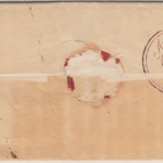 Baden/Frankreich - Baden roter L1 Portobrief n. Paris 1827 - mit Inhalt