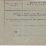 DR - 50+20+10 Pfg. Paketkarte i.d. SCHWEIZ Freiburg - Bern 1889