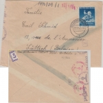DR - 25 Pfg. Wiener Frühjahrsmesse Zensurbrief n. BELGIEN Velbert - Lüttich 1942